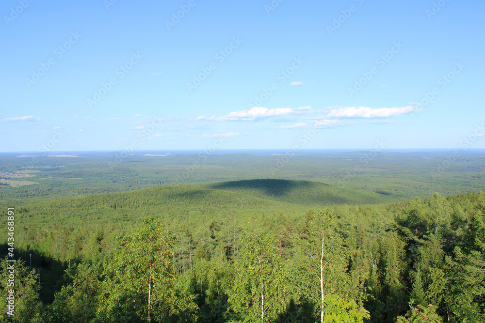 Гора Синяя, поселок Баранчиский, Свердловская область. 