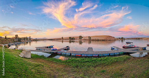 Wallpaper Mural Boats on the river lake Torontodigital.ca