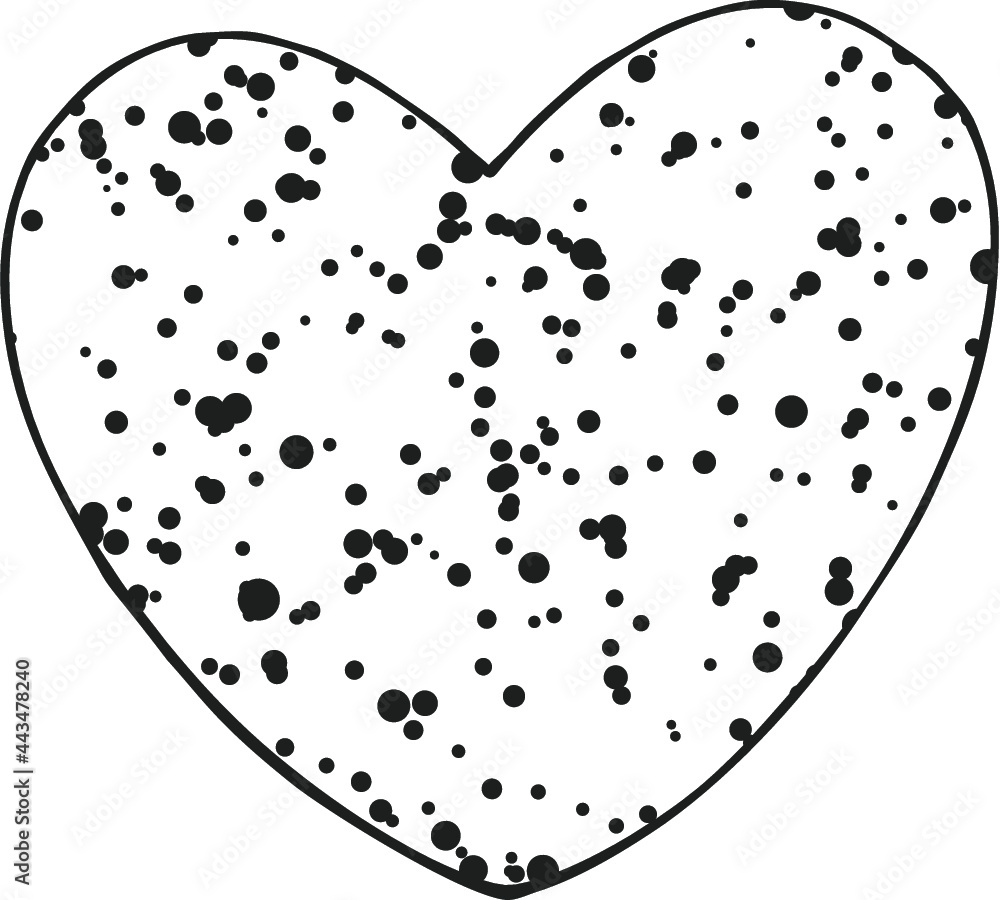 set svg heart, svg sketch heart, silhouette, simple hearts, svg