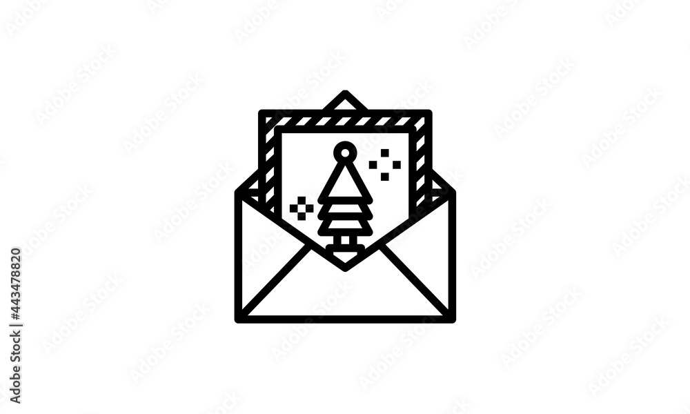 Christmas tree silhouette Isolated Christmas tree icon with star Christmas Tree Vector Christmas tree silhouette Isolated Christmas tree icon with star Christmas Tree Vector