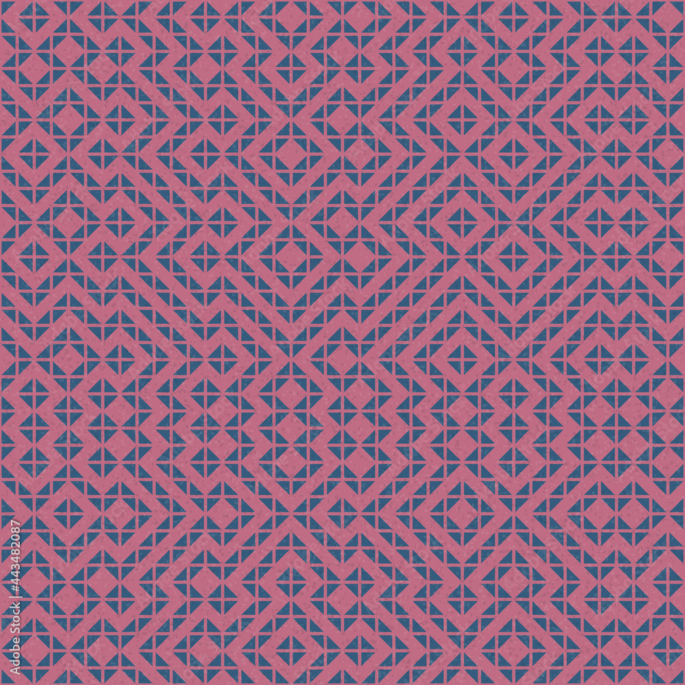 Fototapeta premium Abstract Geometric Pattern generative computational art illustration