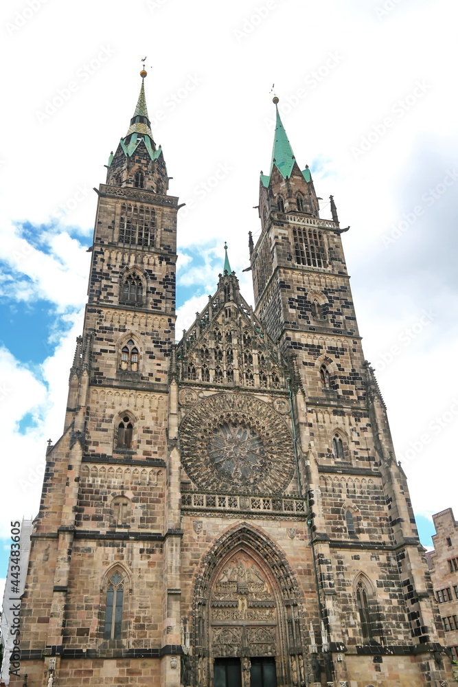 Fototapeta premium Nürnberg ist eine Großstadt in Bayern