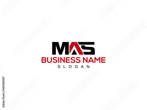 Letter MAS Logo Icon Vector Image Design For Your Business photo
