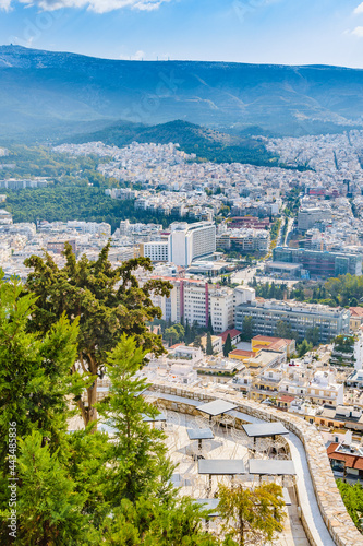 Cityscape Aerial View, Athens, Greece photo