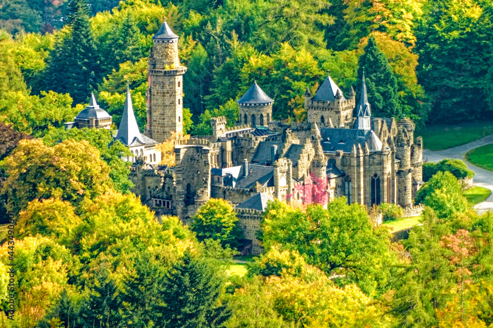 Kassel, Germany – view of the fairytale castle. Kassel, Germany – view of the fairytale castle.