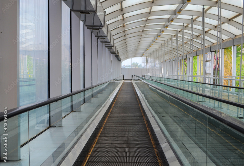 escalator, movement, movement, passage, building.