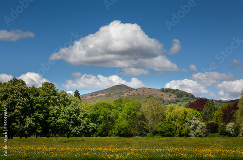 Skirrid mountain and Castle Meadows park