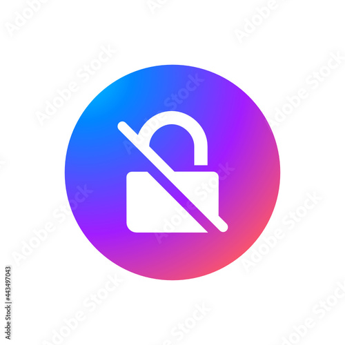Cracked Lock - Sticker