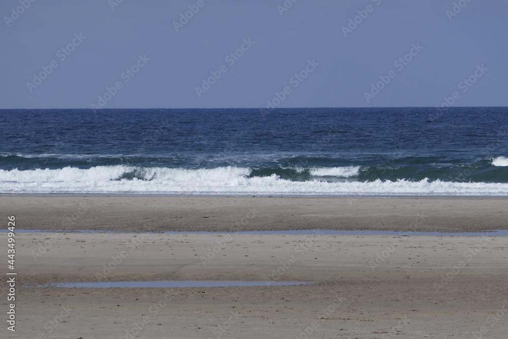 waves on the Northumberland coast waves on the Northumberland coast