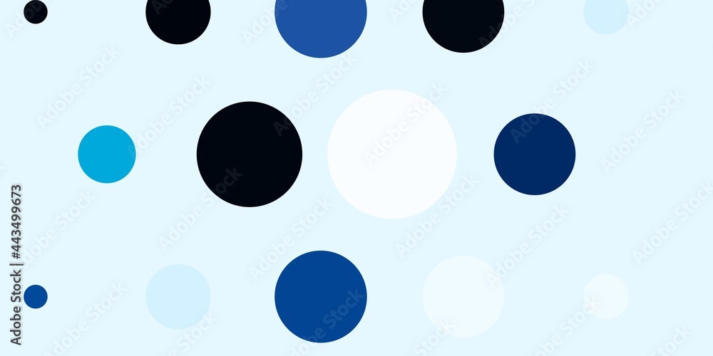 Dark BLUE vector background with bubbles. Dark BLUE vector background with bubbles.
