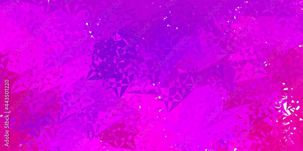 Dark pink, blue vector layout with triangle forms. Dark pink, blue vector layout with triangle forms.
