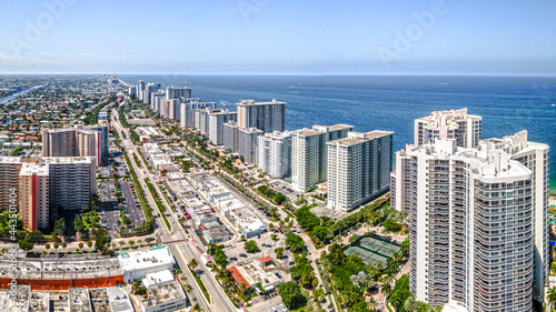Canvas Print City of Fort Lauderdale, Florida