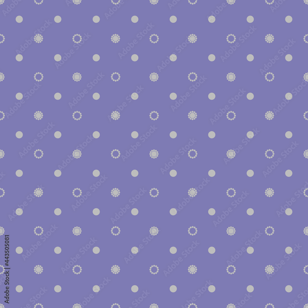 Seamless pattern of white dots on a blue background. Seamless pattern of white dots on a blue background.
