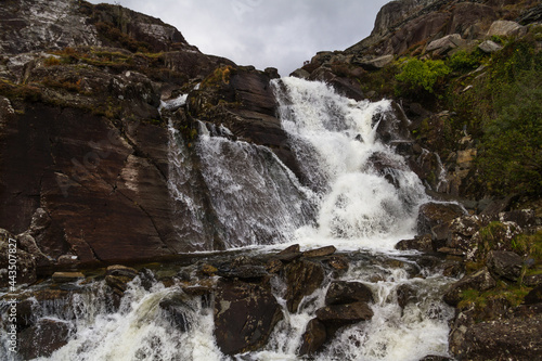 Water fall in North Wales  Cwmorthin