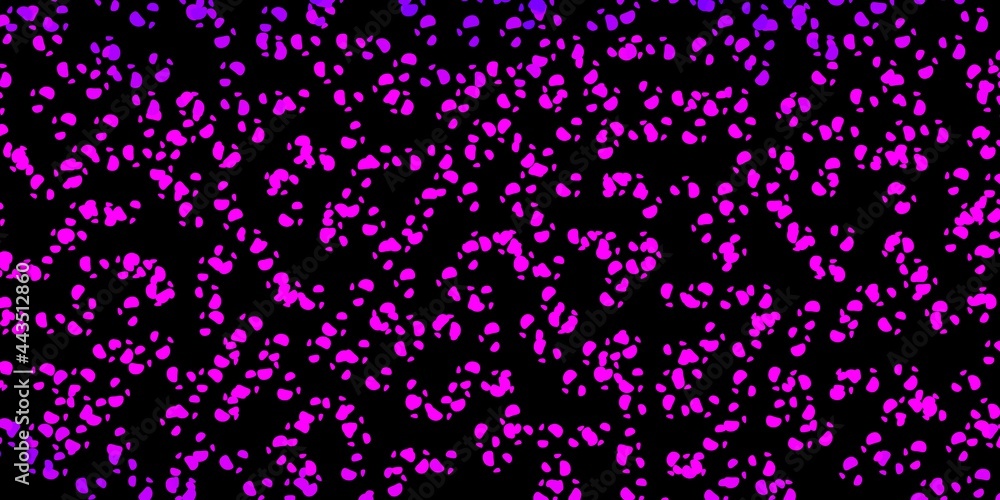 Dark purple vector backdrop with chaotic shapes. Dark purple vector backdrop with chaotic shapes.