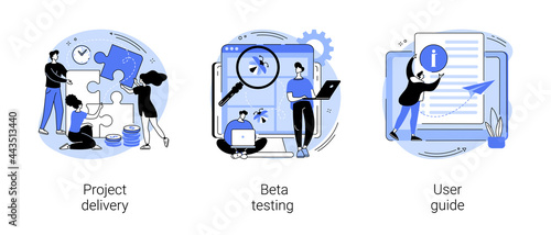 Customer experience abstract concept vector illustrations.