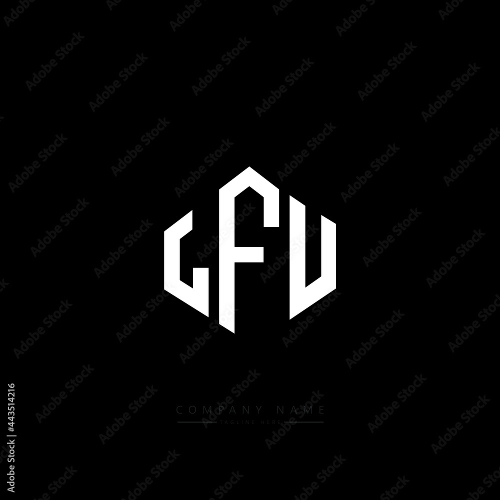 LFU letter logo design with polygon shape. LFU polygon logo monogram. LFU cube logo design. LFU hexagon vector logo template white and black colors. LFU monogram, LFU business and real estate logo. LFU letter logo design with polygon shape. LFU polygon logo monogram. LFU cube logo design. LFU hexagon vector logo template white and black colors. LFU monogram, LFU business and real estate logo.