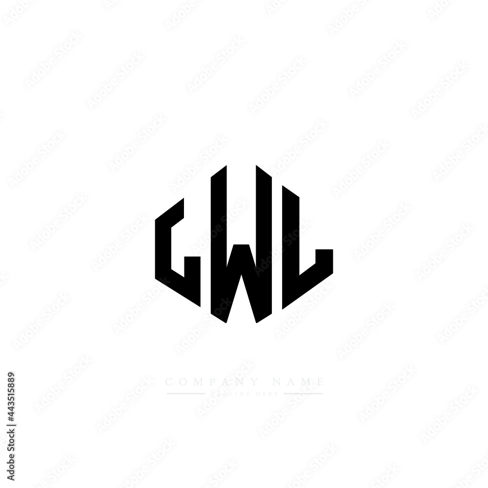 LWL letter logo design with polygon shape. LWL polygon logo monogram. LWL cube logo design. LWL hexagon vector logo template white and black colors. LWL monogram, LWL business and real estate logo. 
