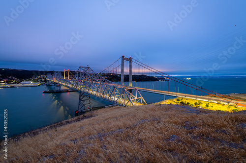 Sunrise over the Alfred Zampa Memorial Bridge