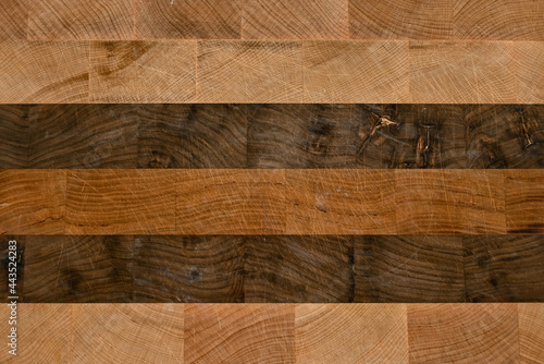 Butcher block wood cutting board