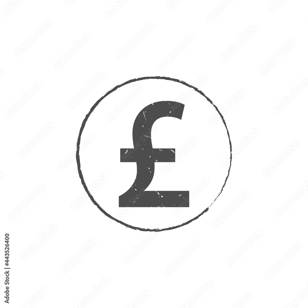UK Pound sterling grunge stamp seal vector UK Pound sterling grunge stamp seal vector