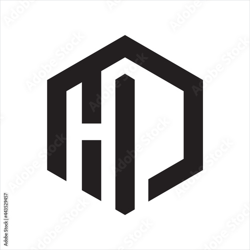 creative simple vector design initial HD logo