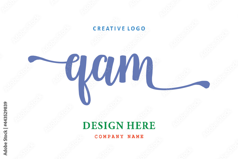 QAM lettering logo is simple, easy to understand and authoritative QAM lettering logo is simple, easy to understand and authoritative