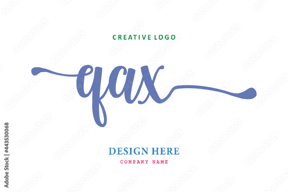 QAX lettering logo is simple, easy to understand and authoritative QAX lettering logo is simple, easy to understand and authoritative