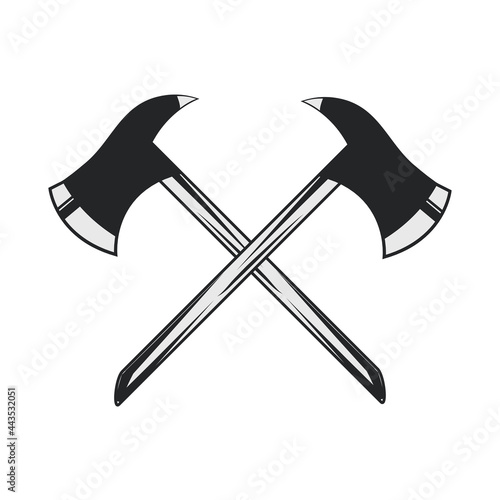 firefighter crossed axes