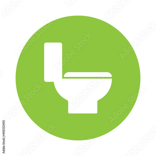 toilet or bathroom sign icon vector