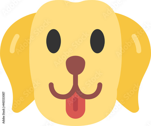 labrador retriever flat icon