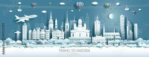 Travel landmarks europe to Sweden tour famous architecture to stockholm
