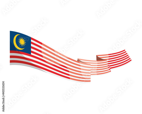 waving large flag malaysia