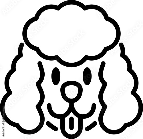 poodle outline icon