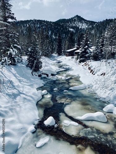 river in the mountains