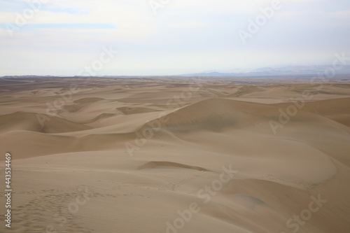 Sand dunes near Huacachina oasis  Peru