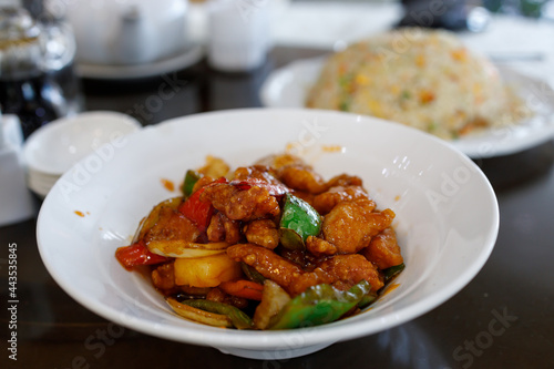 Chinese food Sweet and sour pork