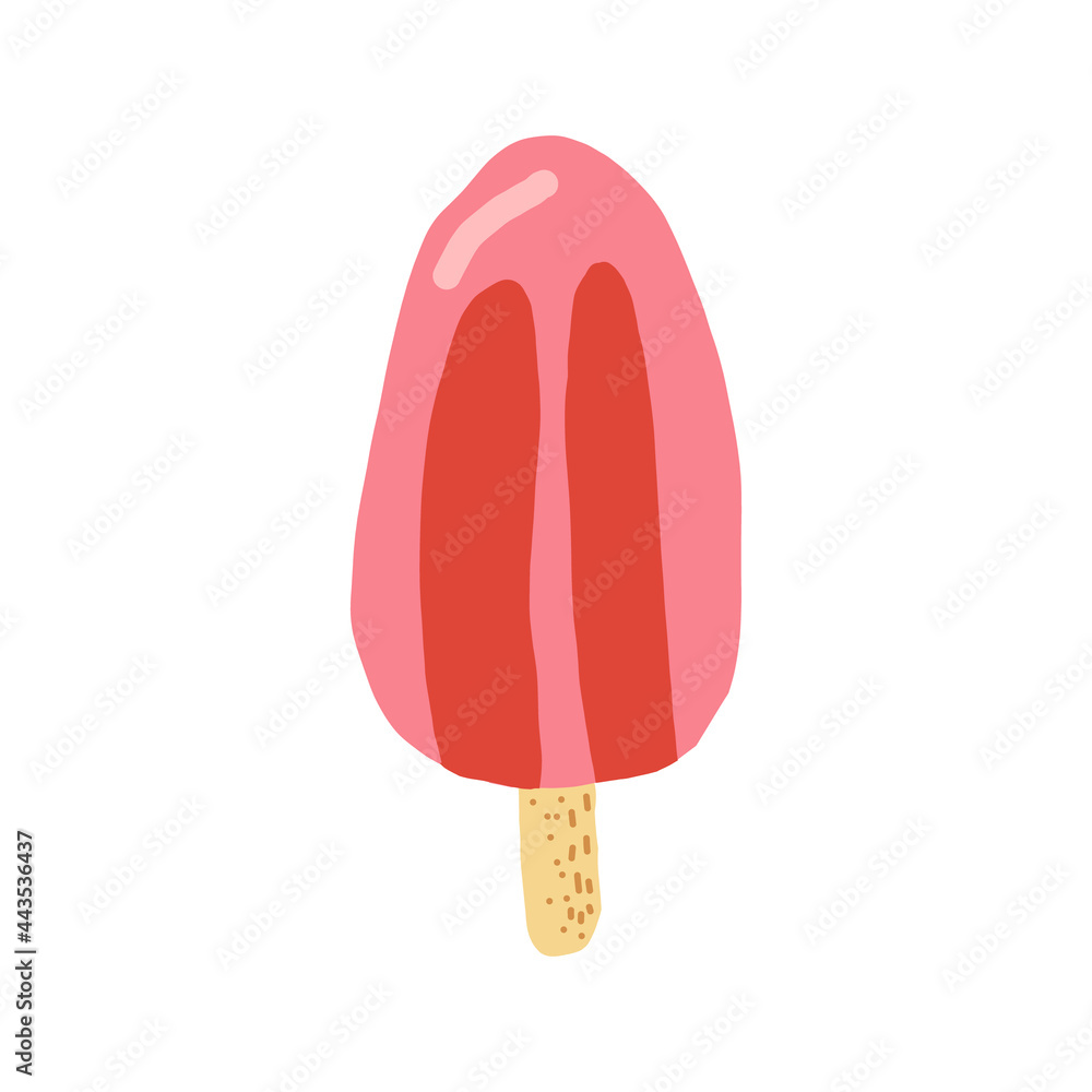 ice lolly. hand drawn doodle. vector, cartoon. icon, card, poster, sticker. food, sweet, refreshing, bright, summer. ice lolly. hand drawn doodle. vector, cartoon. icon, card, poster, sticker. food, sweet, refreshing, bright, summer.