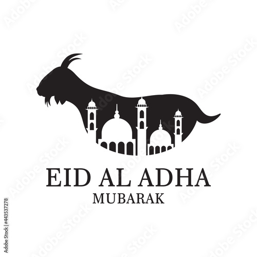 eid al adha logo , islamic logo vector