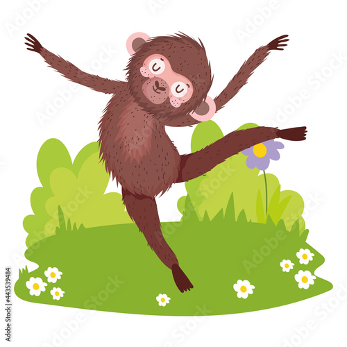 funny monkey cartoon