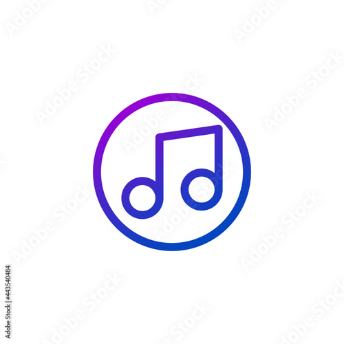 Music note icon