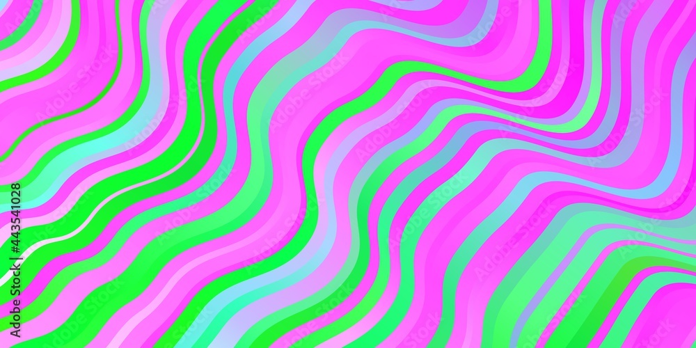 Light Pink, Green vector background with lines. Light Pink, Green vector background with lines.