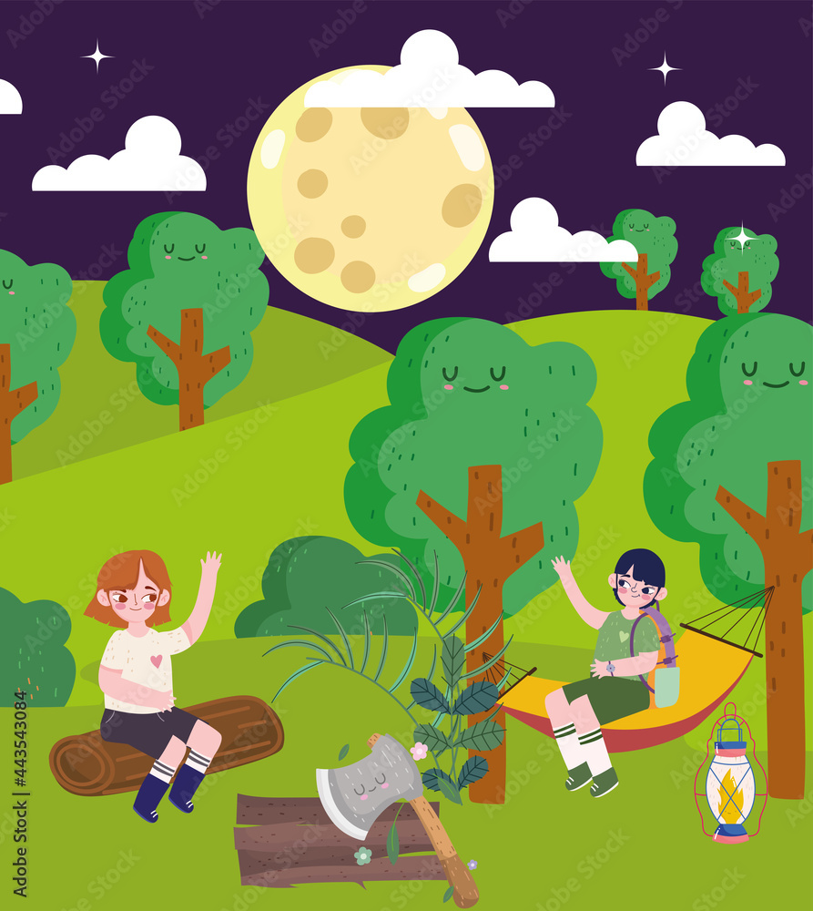 kids camping night kids camping night