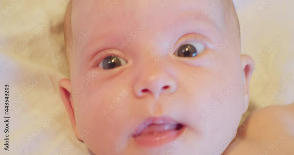 little funny and cute baby. close-up portrait. little funny and cute baby. close-up portrait.