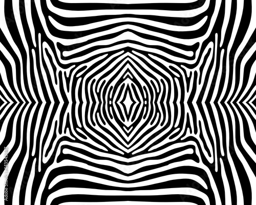SVG Seamless pattern of zebra leather, black color on a white background