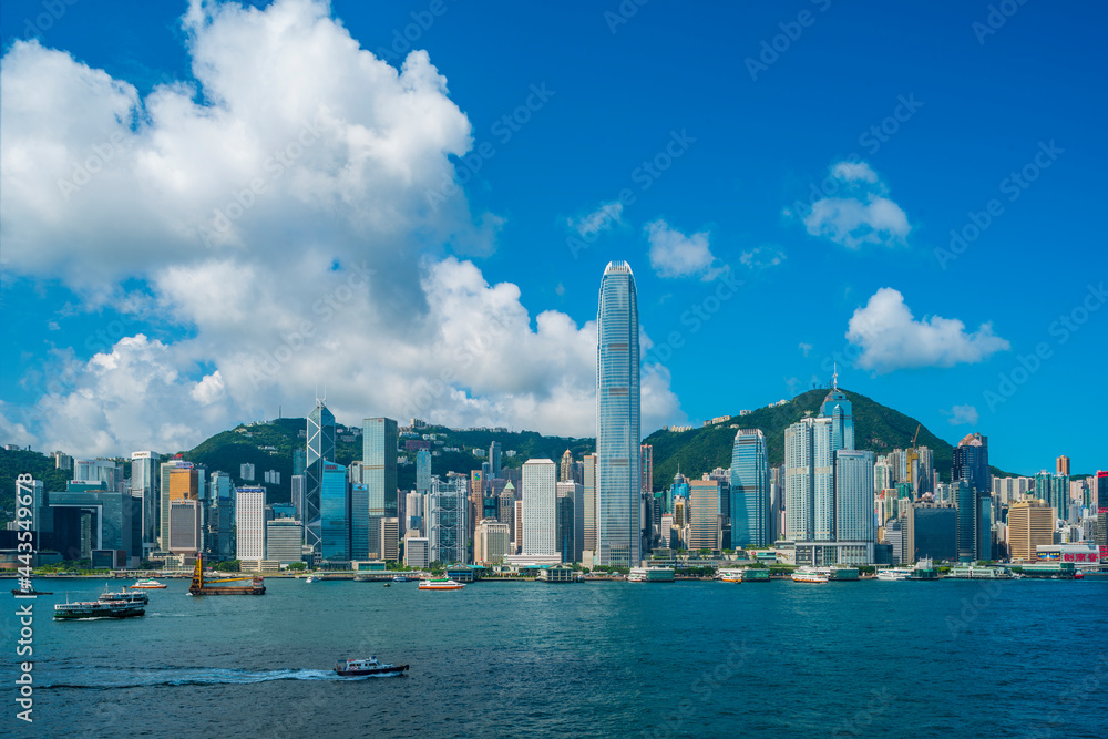 Fototapeta premium Hong Kong Cityscape at Day