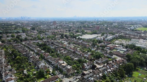 Walthamstow East London borough UK Aerial footage POV photo