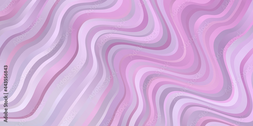 Light Purple, Pink vector layout with curves.
