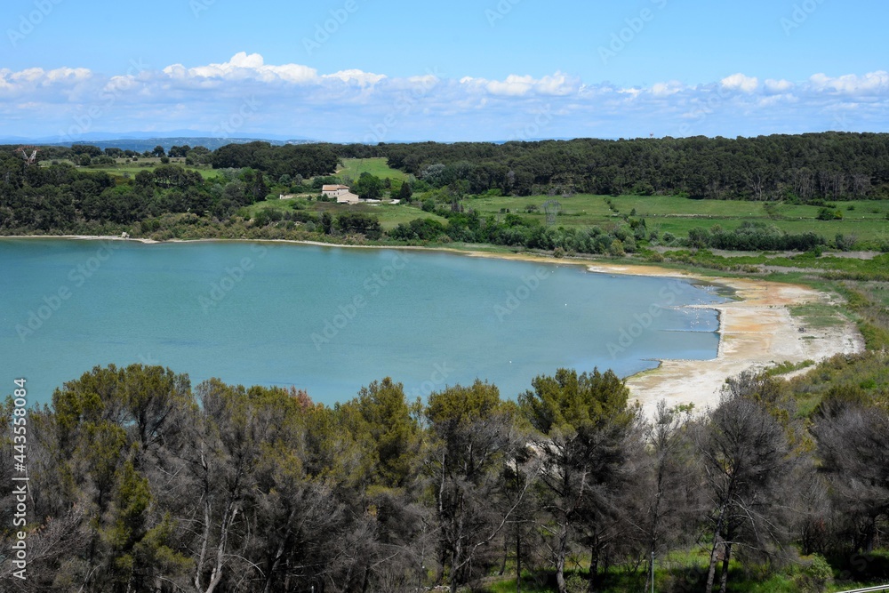 L’étang de Citis, Saint-Mitre-les-Remparts, Bouches-du-Rhône, France