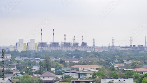 view of the industrial in city